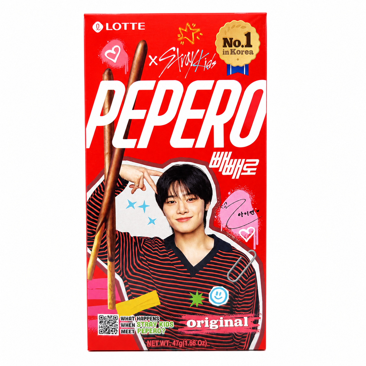 Lotte - Pepero STRAY KIDS Original 32g