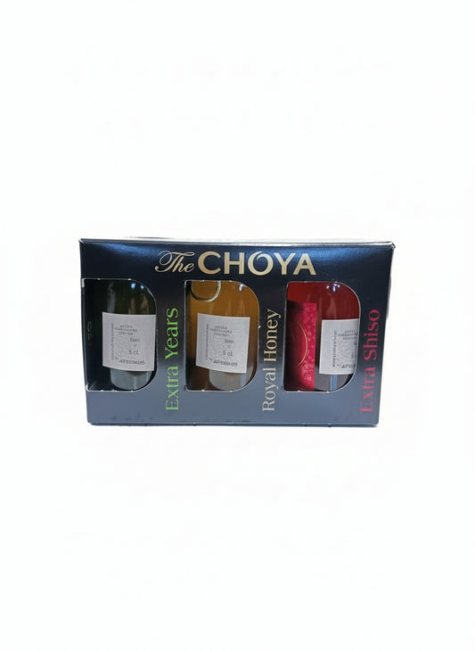 Choya - liquori 3 gusti alla frutta con ume 5ml x 3