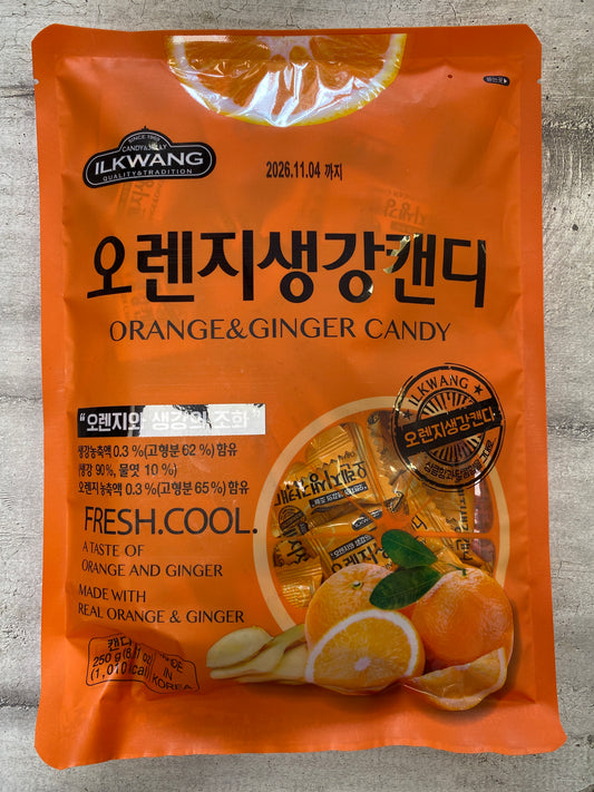 Ilkwang - Caramelle all’ Arancia e Zenzero 250g