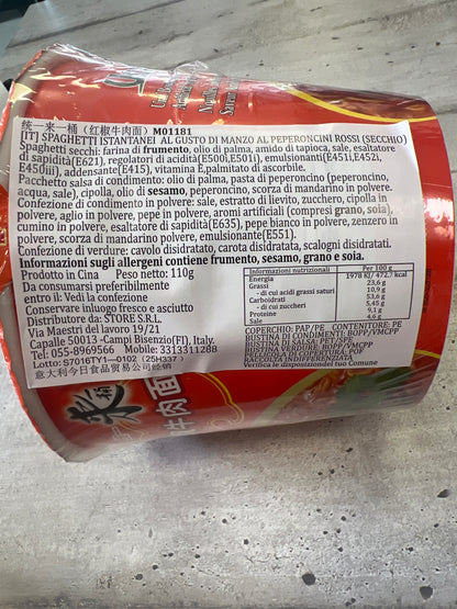 Unif - Ramen al Manzo piccante BOWL 140g (CON BRODO)