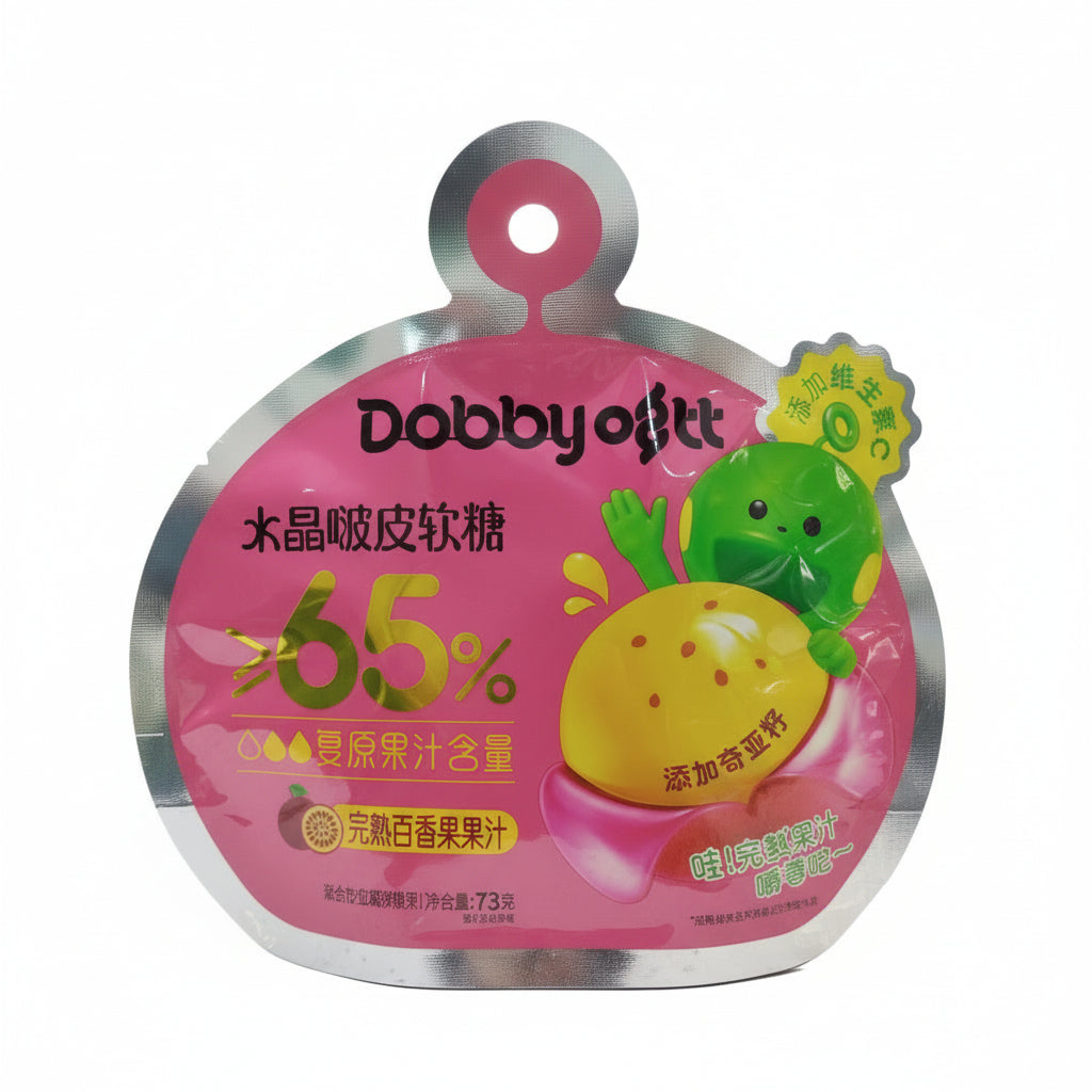 Dobby - Caramelle gommose sbucciabili al Passion Fruit 73g