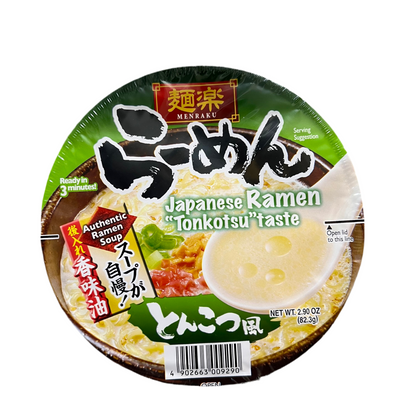 Menraku - Ramen al Tonkotsu 82,3g (CON BRODO)