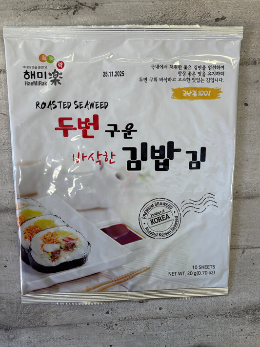 HaeMiRak - Alghe nori x10 20g