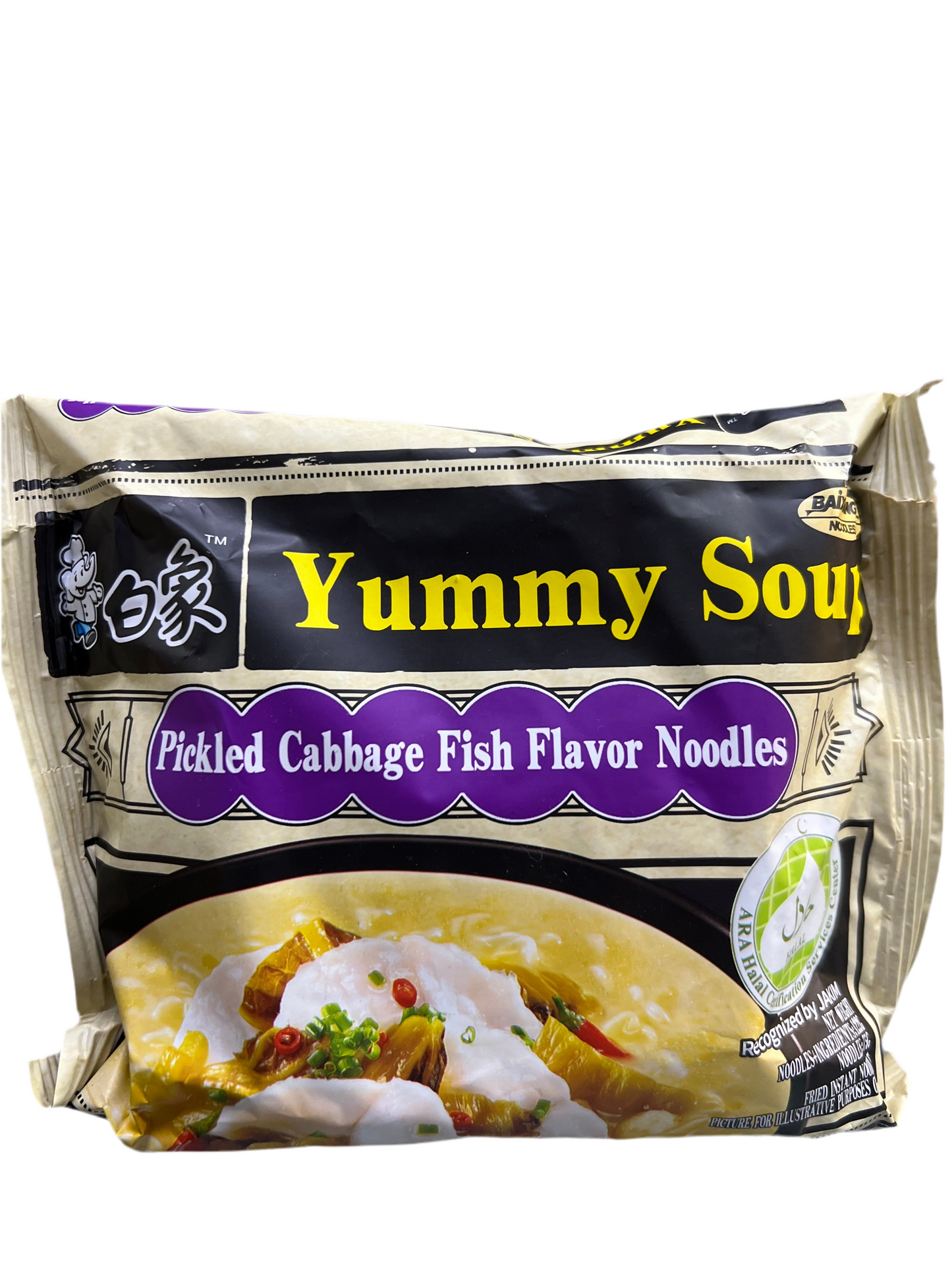 Baixiang - Ramen al Pesce Agropiccante 122g