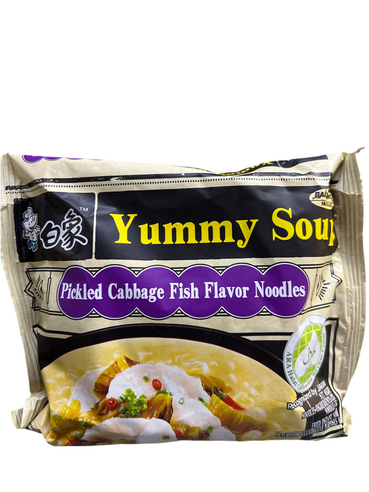 Baixiang - Ramen al Pesce Agropiccante 122g