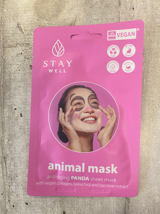 Staywell - maschera a forma di panda anti-age 20g