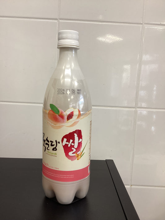 Makgeolli - bevanda alcolica alla pesca coreano 750 ml