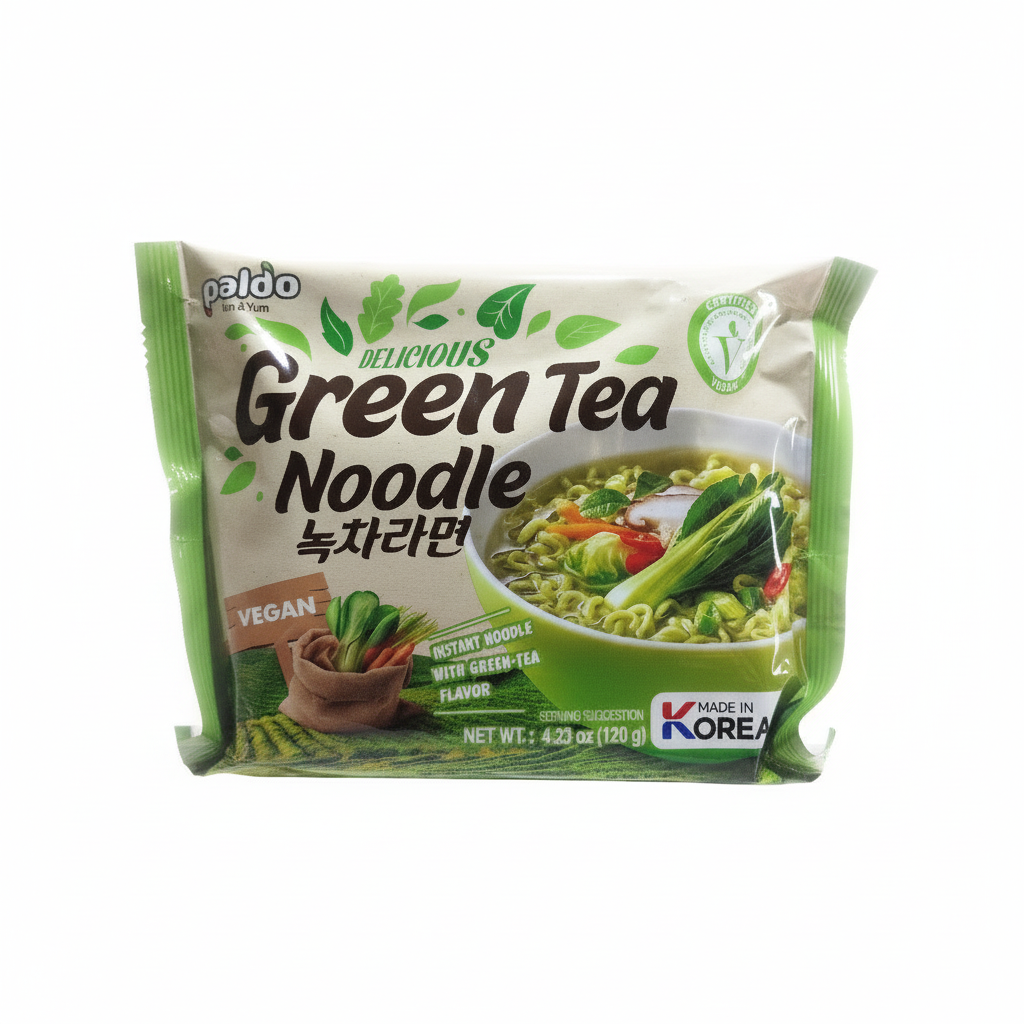 Paldo - Ramen di Tè Verde alle Verdure 120g (CON BRODO)