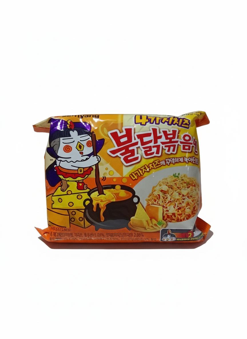 Samyang - Ramen Buldak al Pollo Piccante e 4 Formaggi 145g