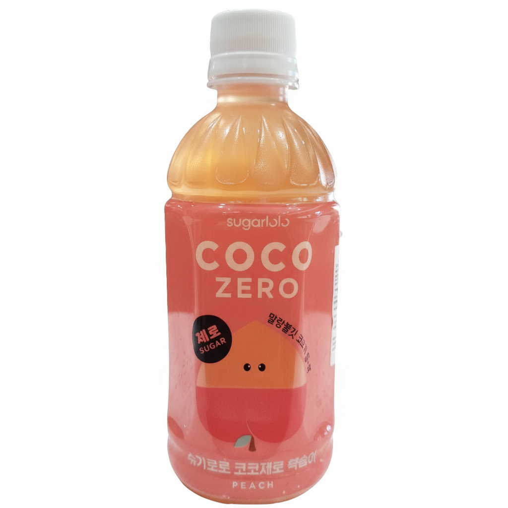 Sugarlolo - Bevanda alla Pesca con jelly cocco 0 zuccheri 340ml