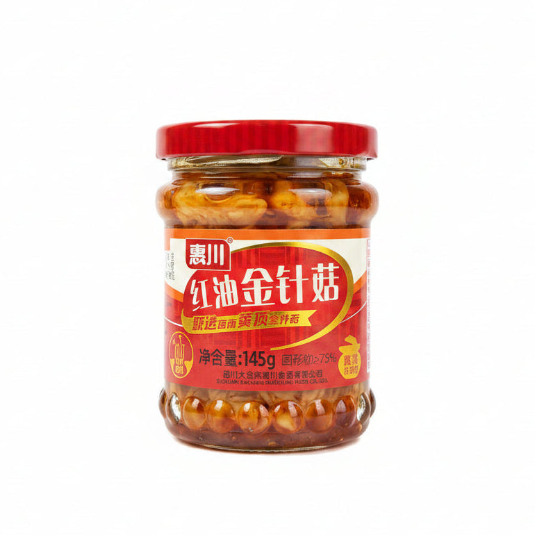 HC – Funghi Enoki Sott'olio Piccante 145g