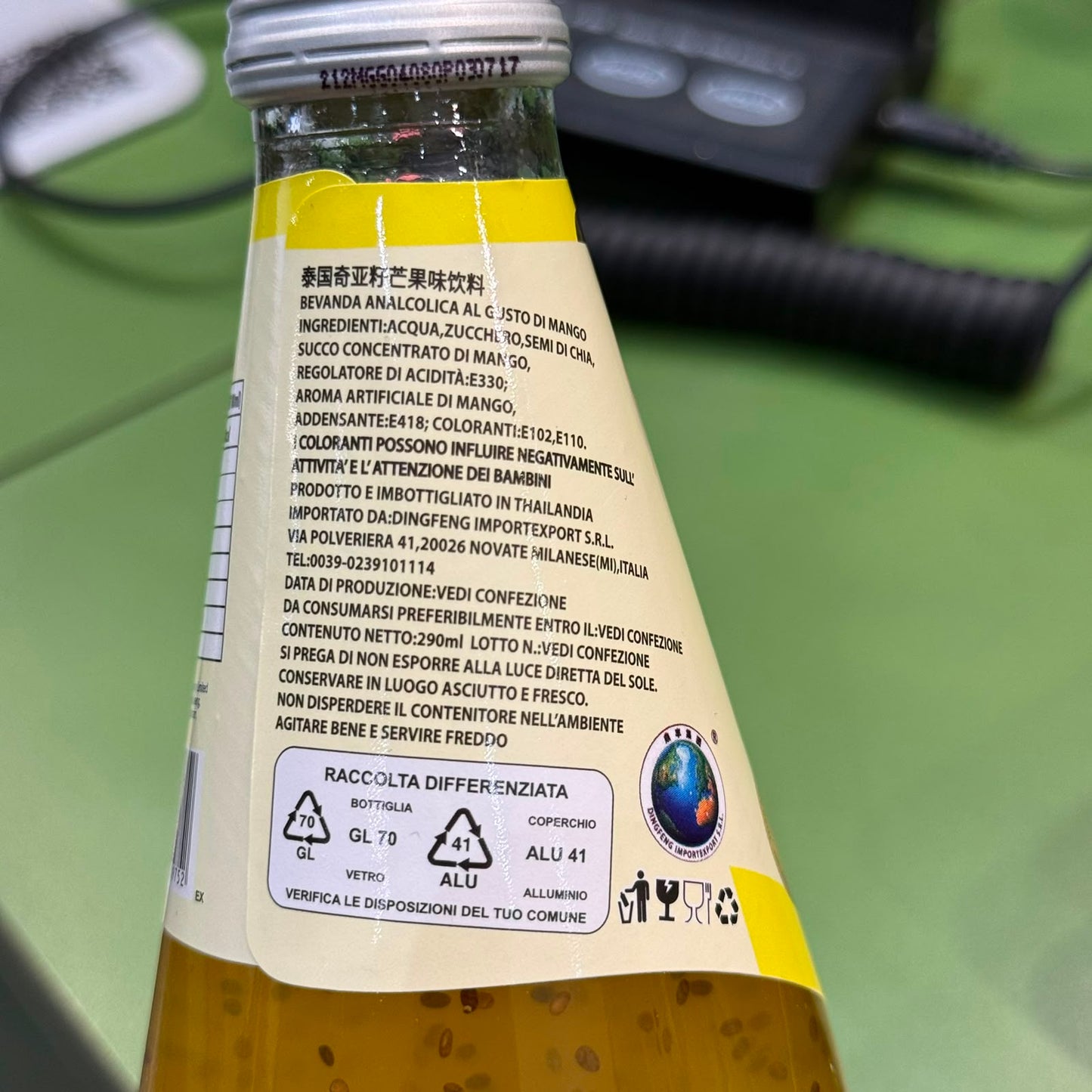 Nita - Bevanda al Mango con semi di chia 290ml