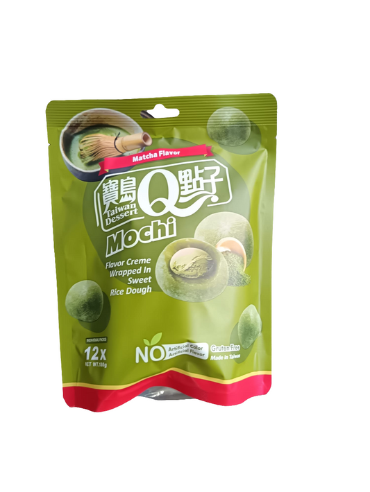 Qdianzi - Mochi senza glutine al gusto Matcha 180g