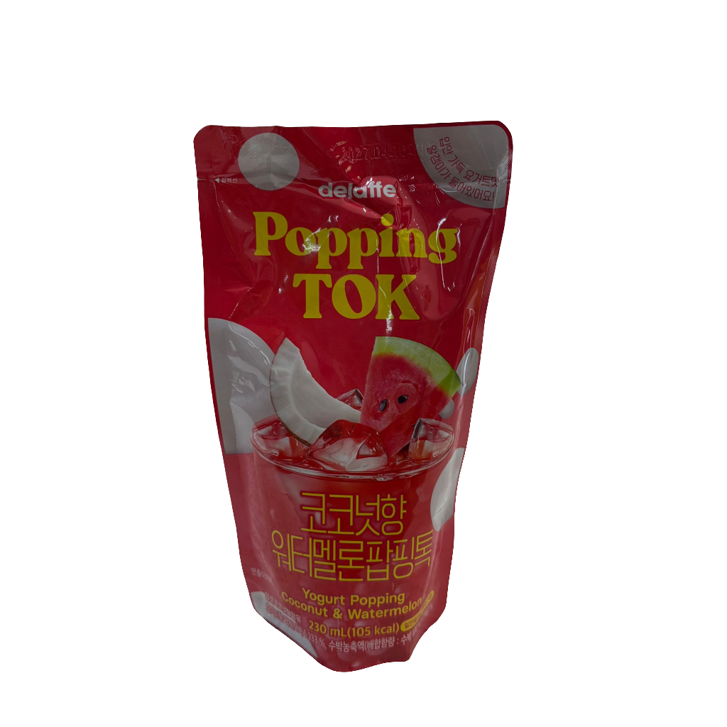 Delaffe-Bevanda all'anguria e cocco con popping yogurt 230ml