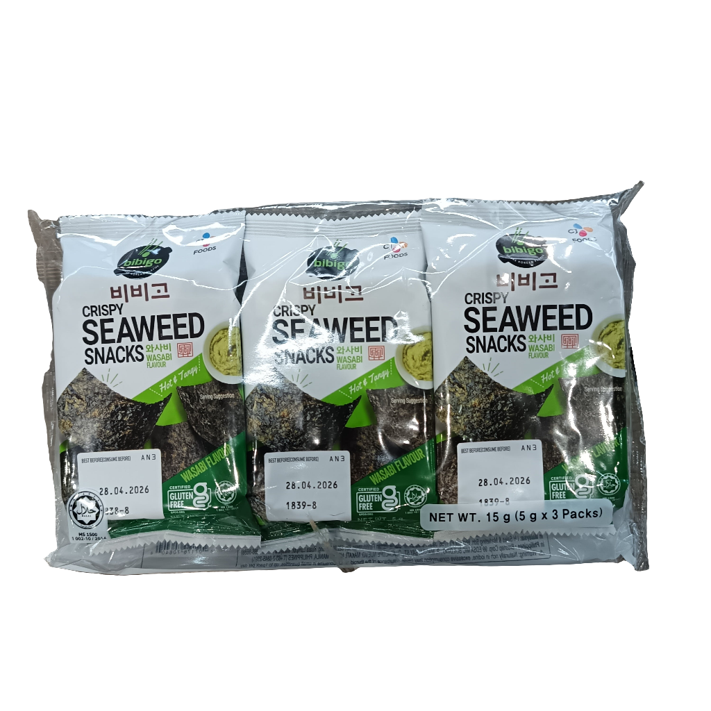 Bibigo - Alghe Al wasabi 3pz 15g