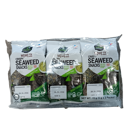 Bibigo - Alghe Al wasabi 3pz 15g