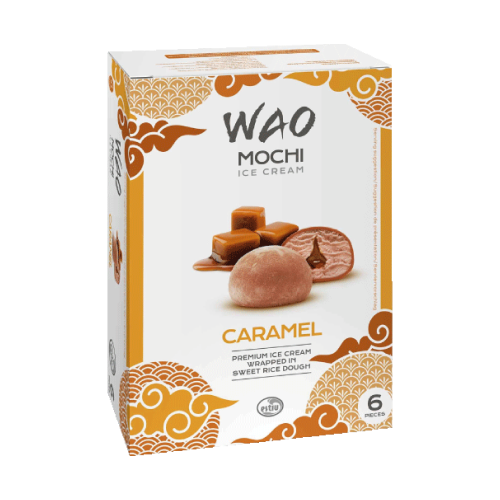 Wao mochi gelato al caramello 210g (CONSEGNA SOLO A MILANO)