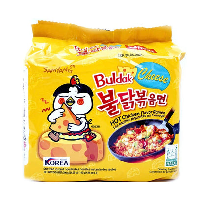 Samyang - Ramen Buldak al Formaggio 5 pacchi da 140g