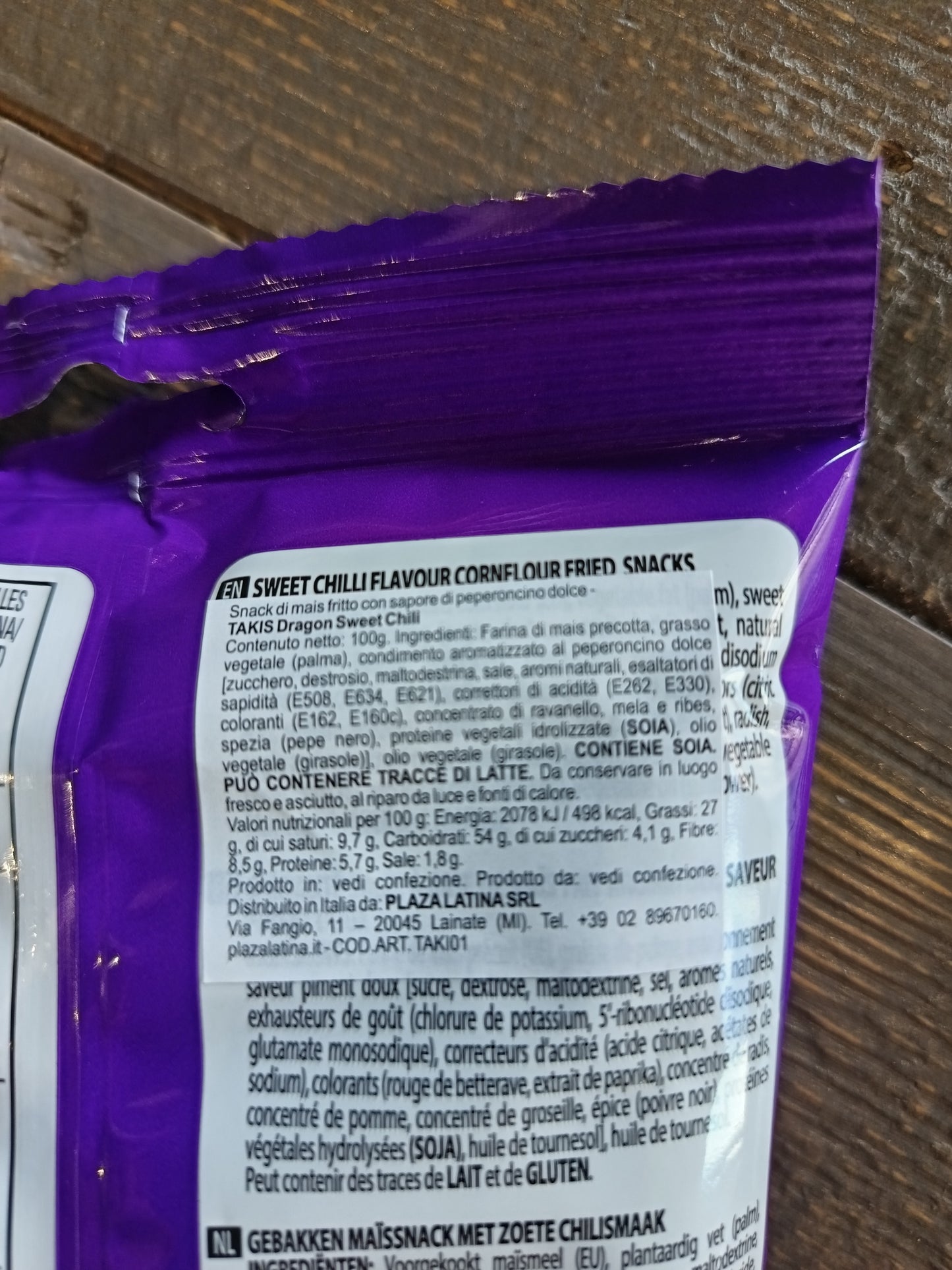 Takis - Snack di mais dragon (dolce e piccante) 100g