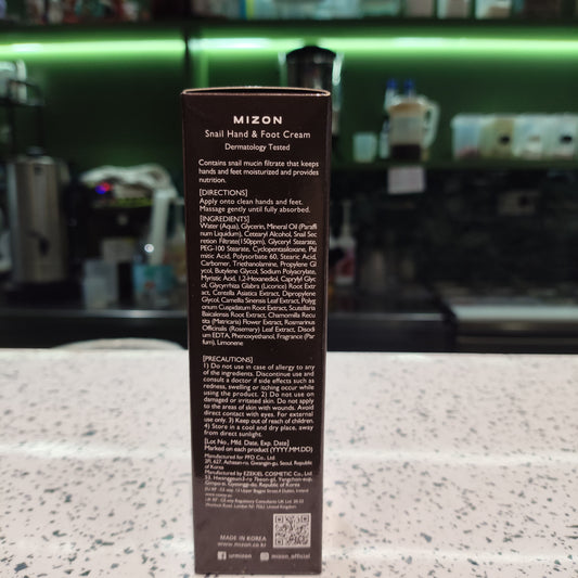 Mizon - Crema Mani/Piedi alla Lumaca 100ml
