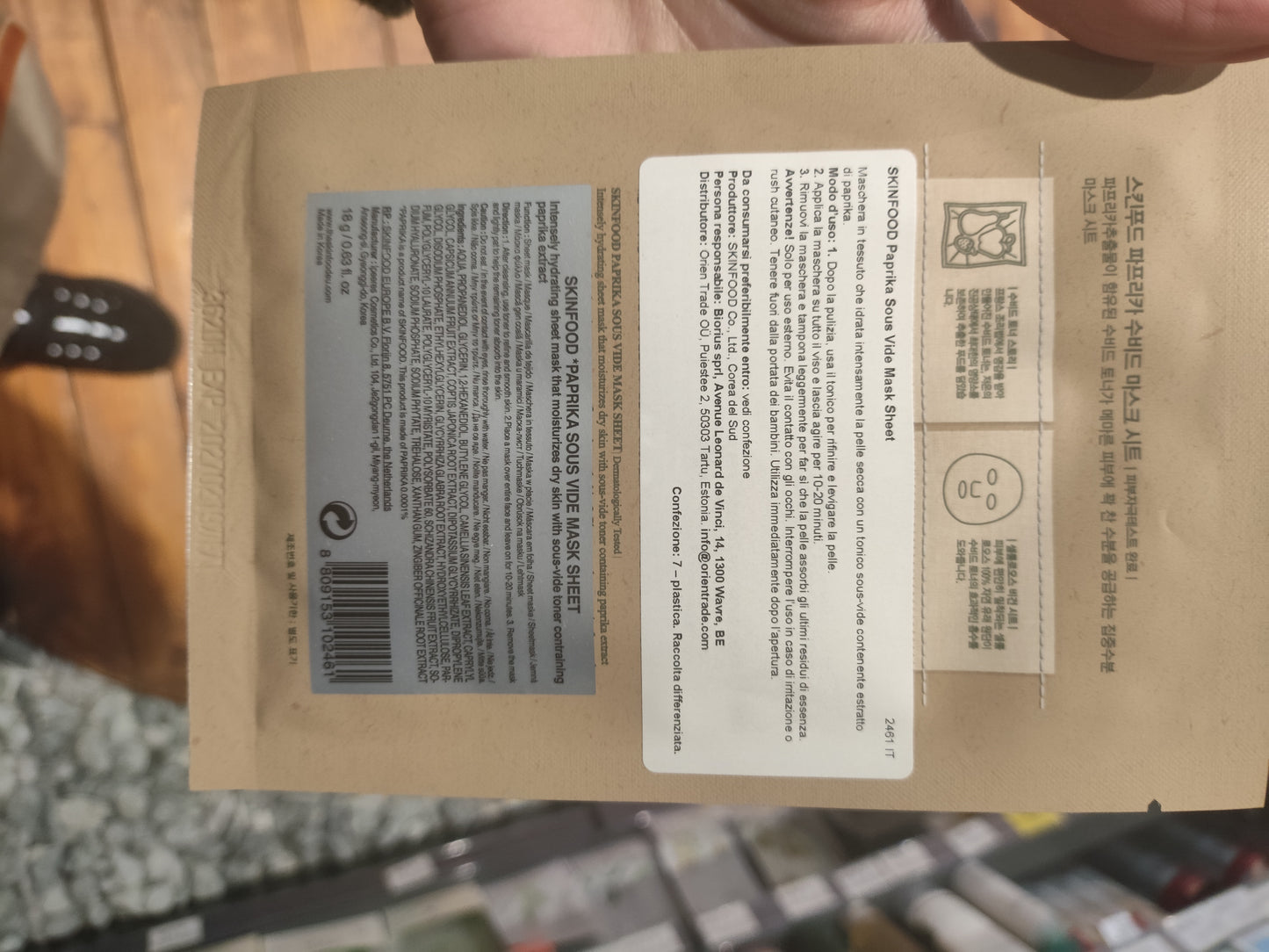 Skinfood - Maschera alla paprika tonico 20g