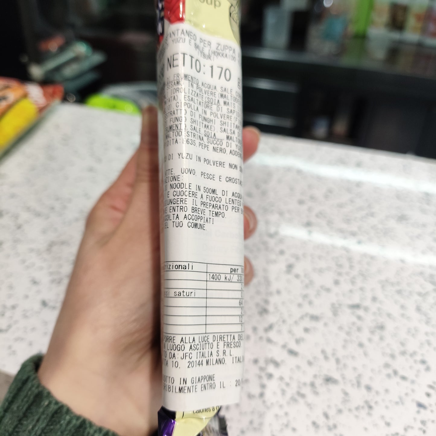 Itsuki - Ramen Hokkaido allo Yuzu 170g (CON BRODO)
