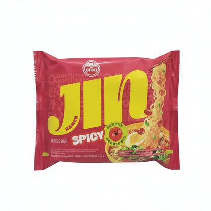 Ottogi - Jin Ramen Piccante alle Verdure 120g (CON BRODO)