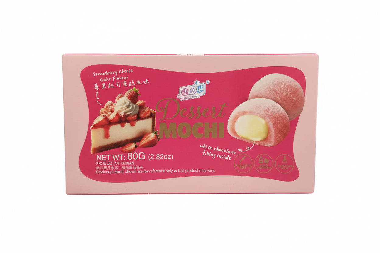 Y&L - Mochi gusto Cheesecake alla Fragola 80g