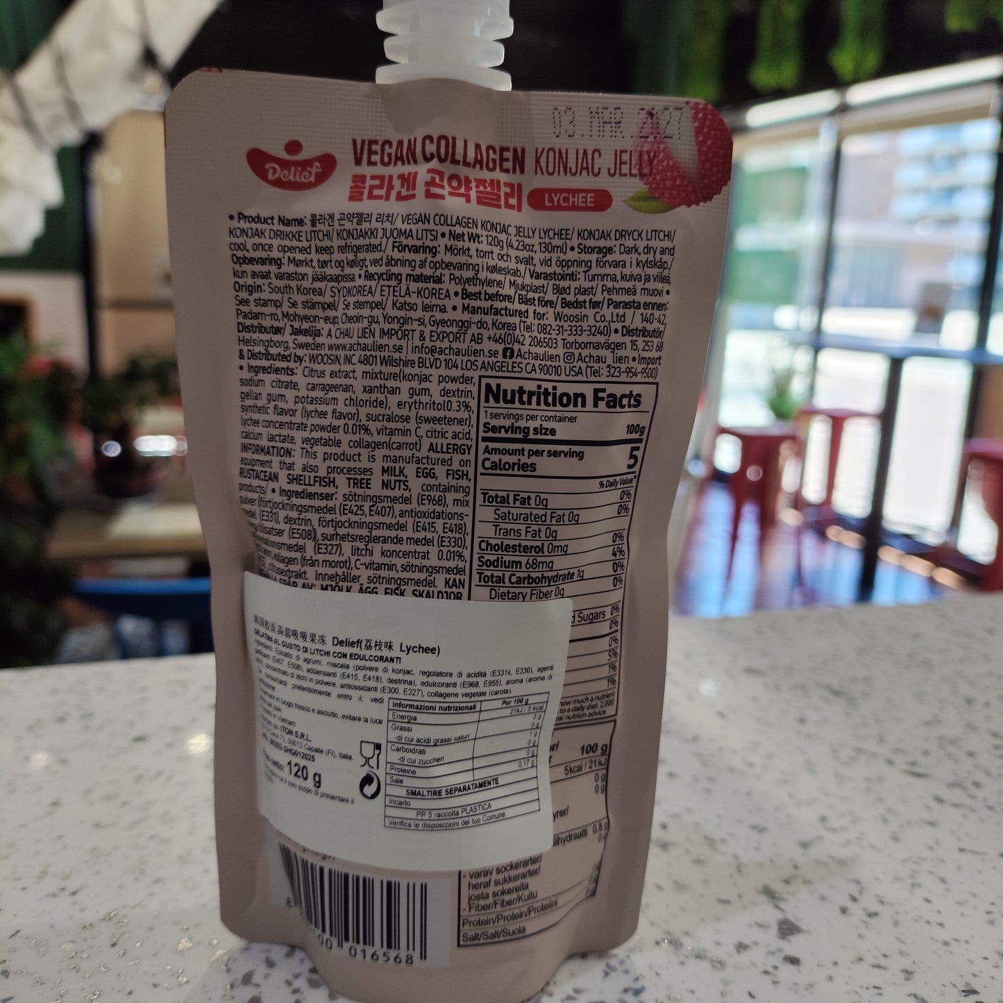 Delief - Konjac Jelly Vegano al Litchi 120g