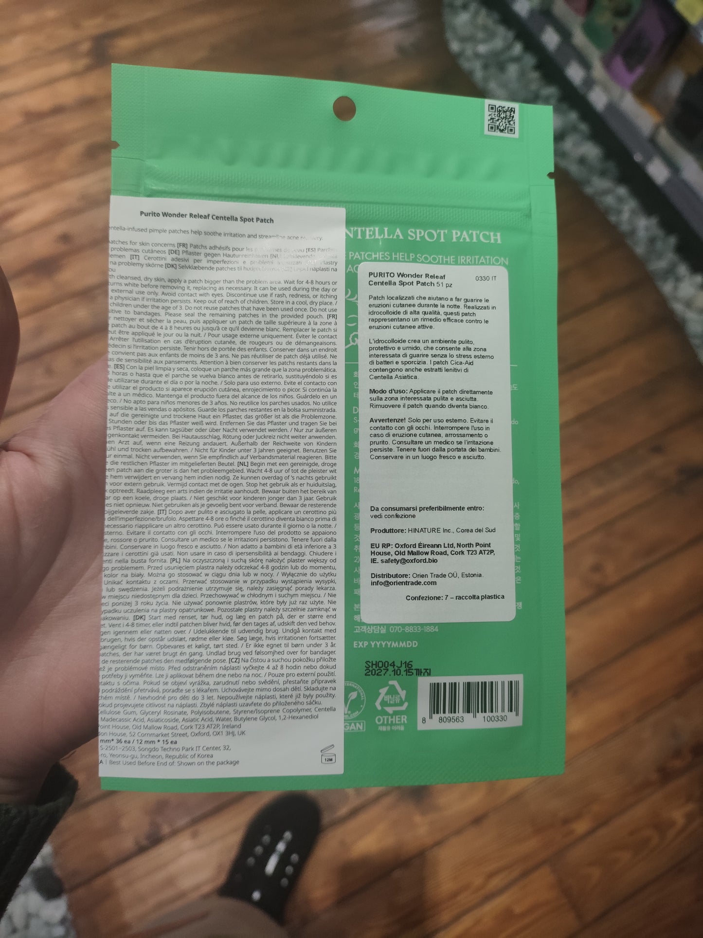 Purito - Patch per Brufoli con Centella Asiatica 51pz
