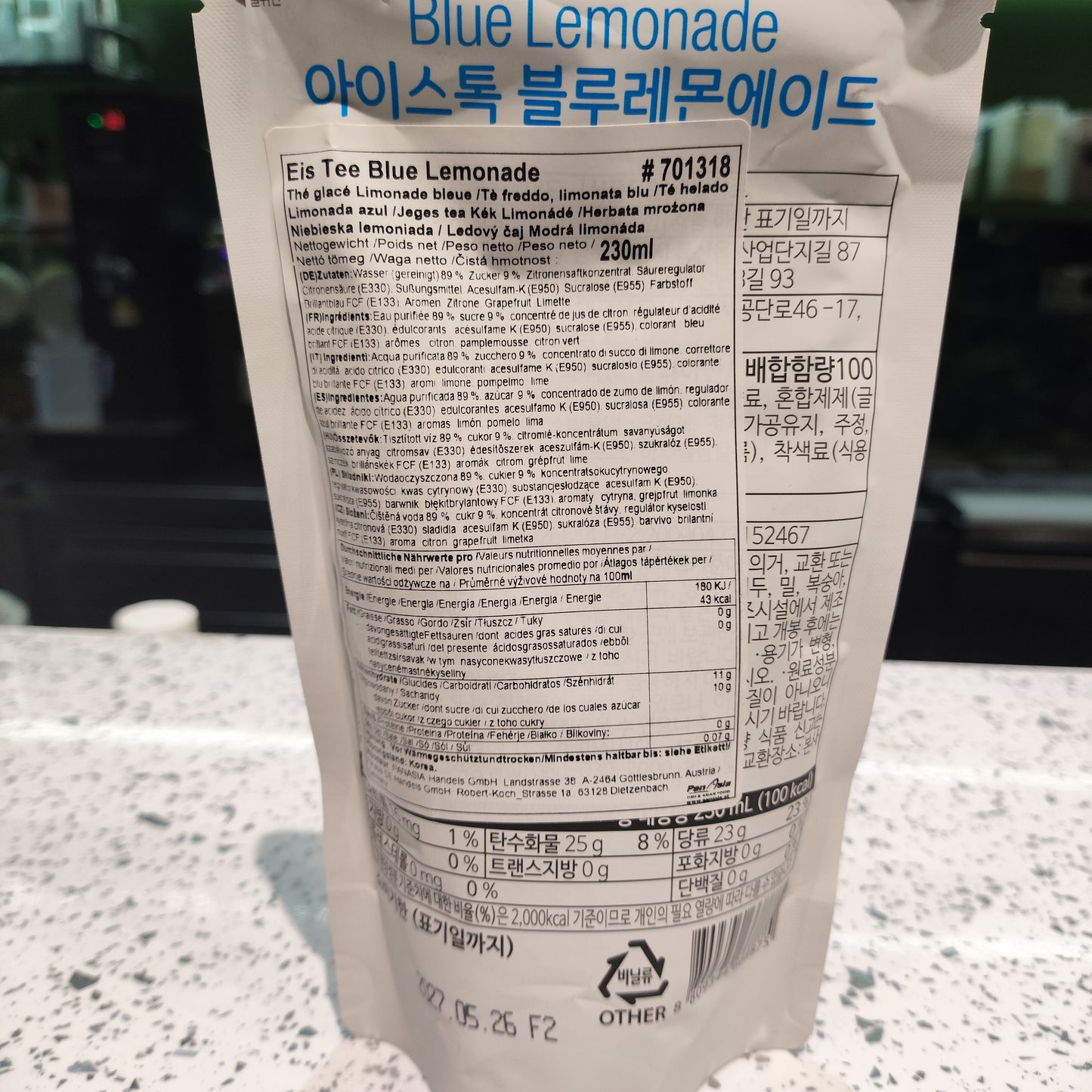 ICE Talk - Bevanda al Limone Blu 230ml