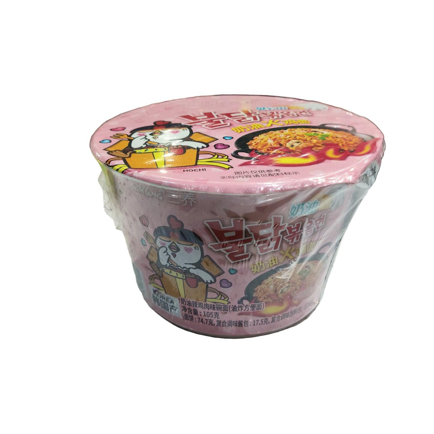 Samyang Buldak - Ramen al Pollo Piccante Carbonara BOWL 105g