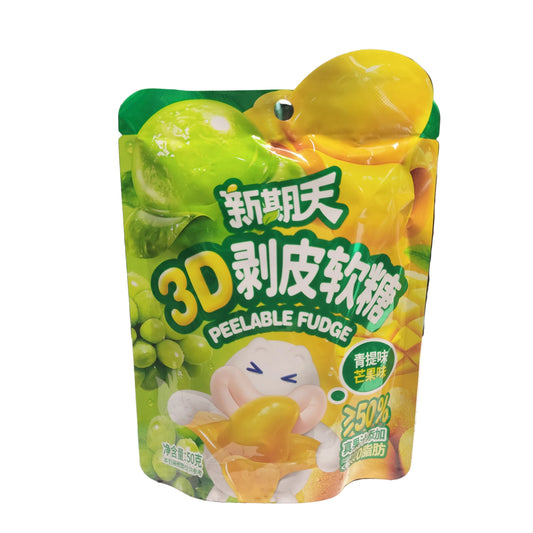 XQT - Caramelle Sbucciabili al Mango e uva 50g