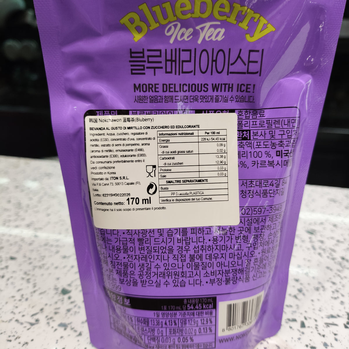 NOKCHAWON - Bevanda al Mirtillo 170ml