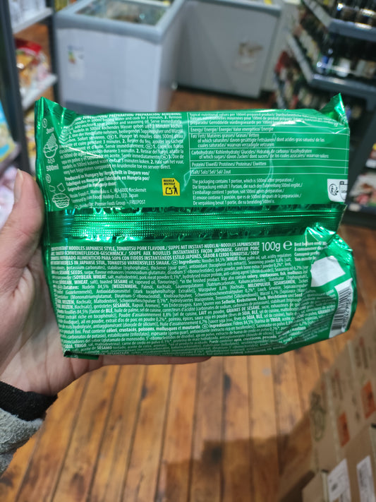 Nissin - Demae Ramen al Tonkotsu 100g (CON BRODO)