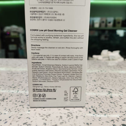 Cosrx - Gel Detergente Low pH 150ml