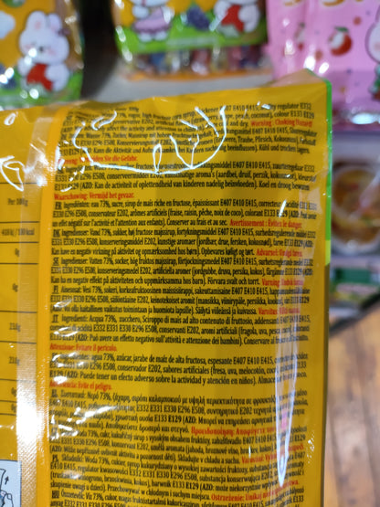 SM - Jelly Straws Gelatine alla frutta (gialle) 300g