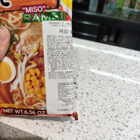 Itsuki - Ramen Sapporo al Miso 180g (CON BRODO)