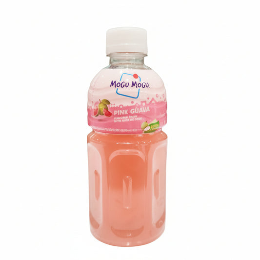 Mogu Mogu - Bibita al gusto Guava con pezzi di gelatina al Cocco 320ml