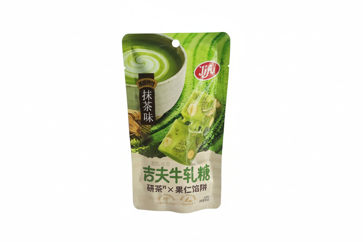 Jifu - Torroncino alle Arachidi e Matcha 50g