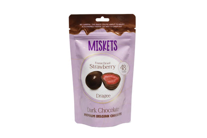 Miskets - Cioccolatino Fondente ripieno Fragola 80g