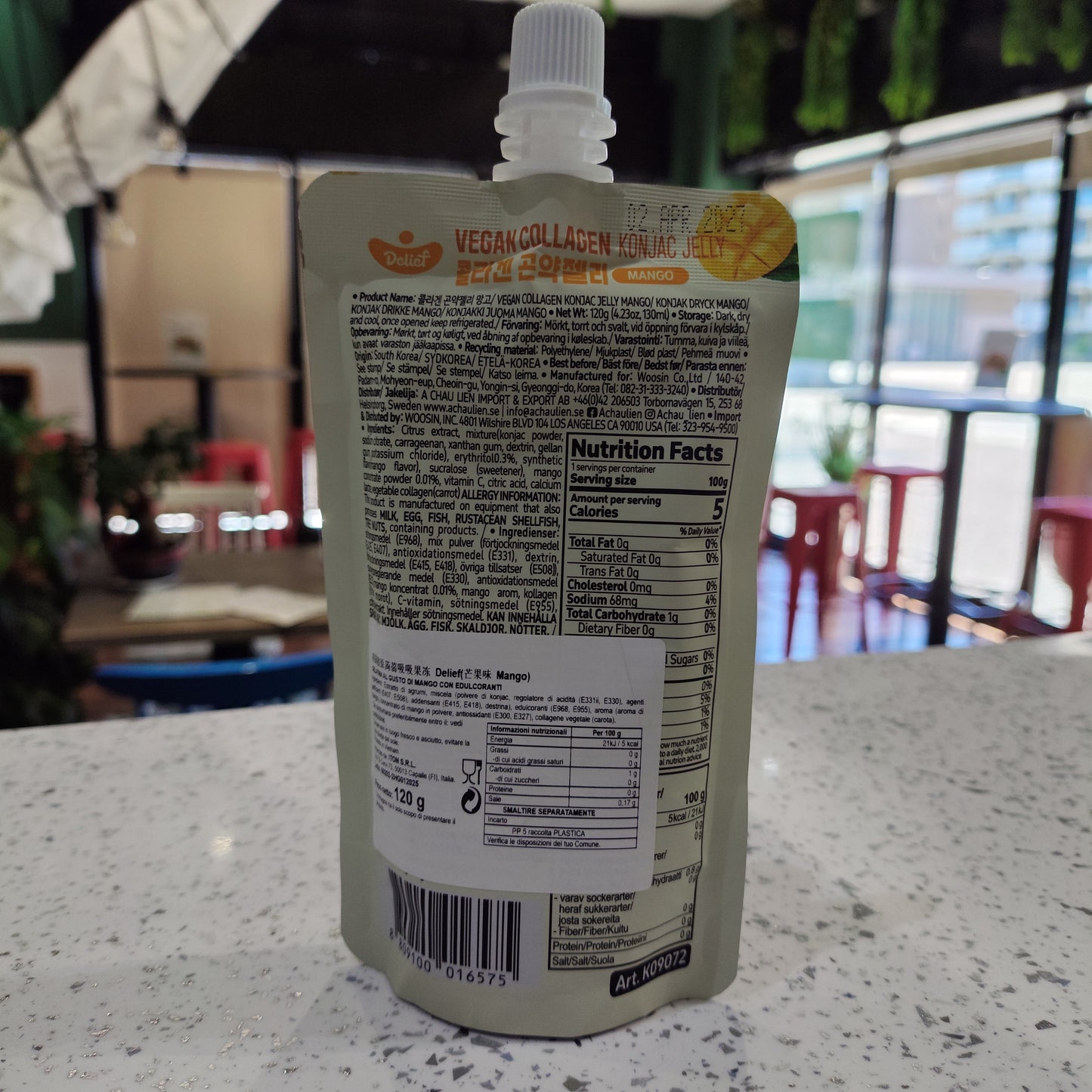 Delief - Konjac Jelly Vegano al Mango 120g