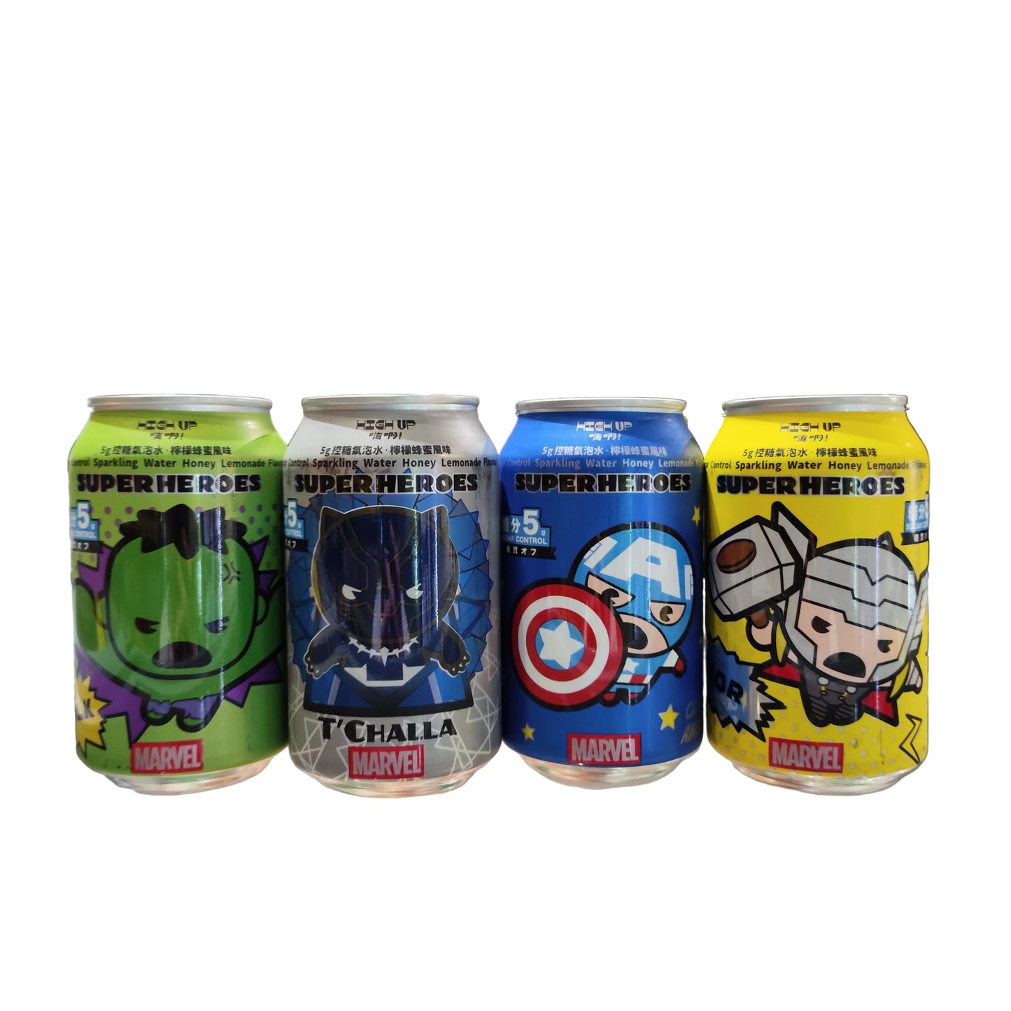 High Up Marvel - Bevanda gassata al Limone e Miele (CHIBI) 330ml
