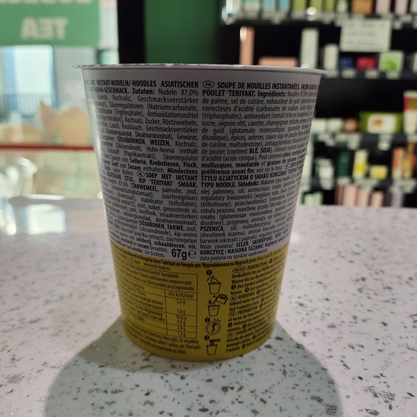 Nissin - Ramen al Pollo Teriyaki CUP 63g (CON BRODO)