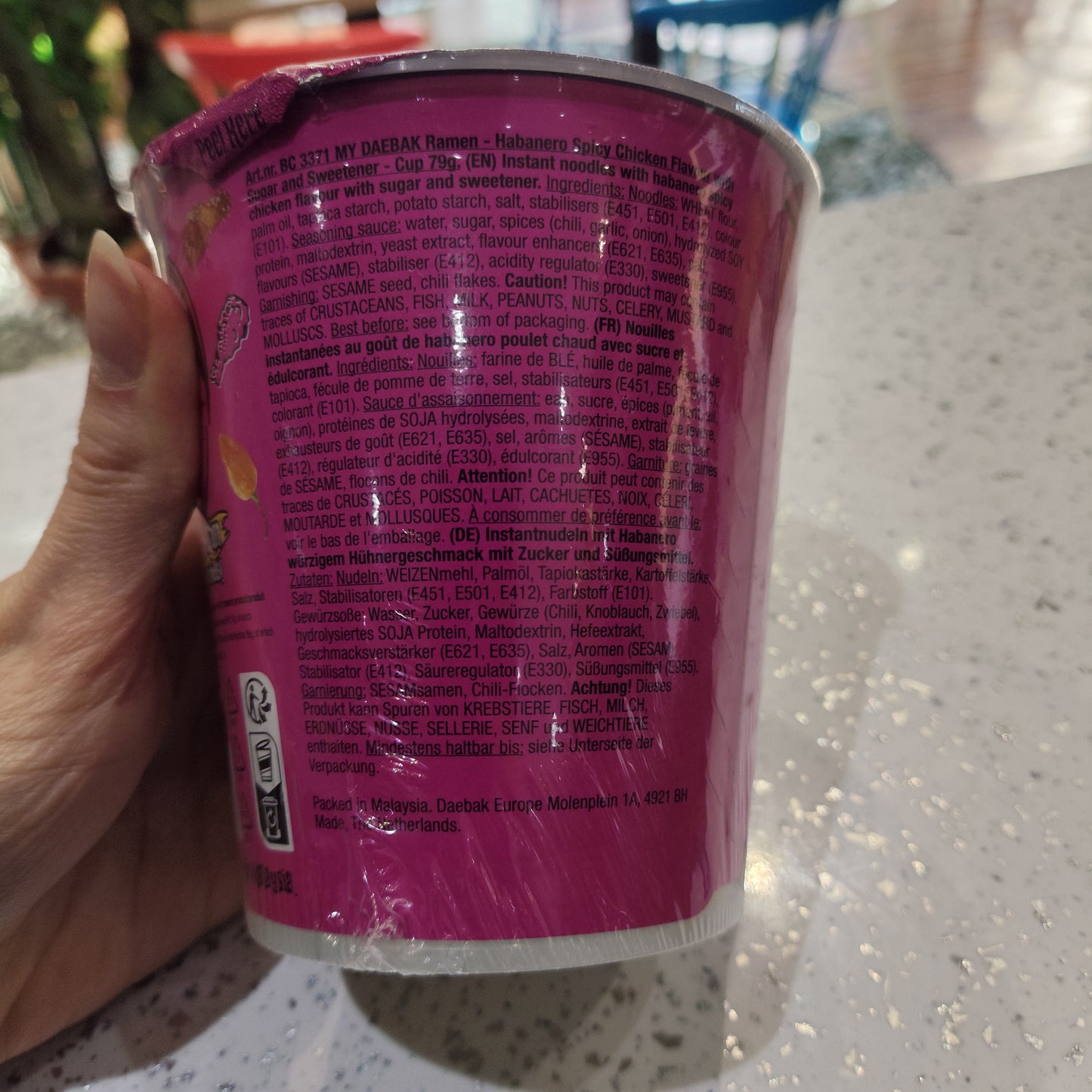Daebak - Ramen al Pollo e Habanero CUP 79g