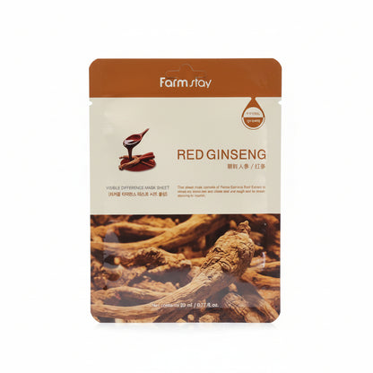Farmstay - Maschera al Ginseng Rosso 23ml