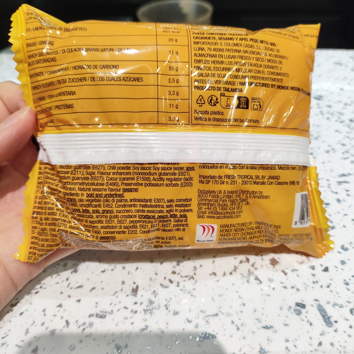Lucky me - Noodles Pancit Canton gusto originale 60g