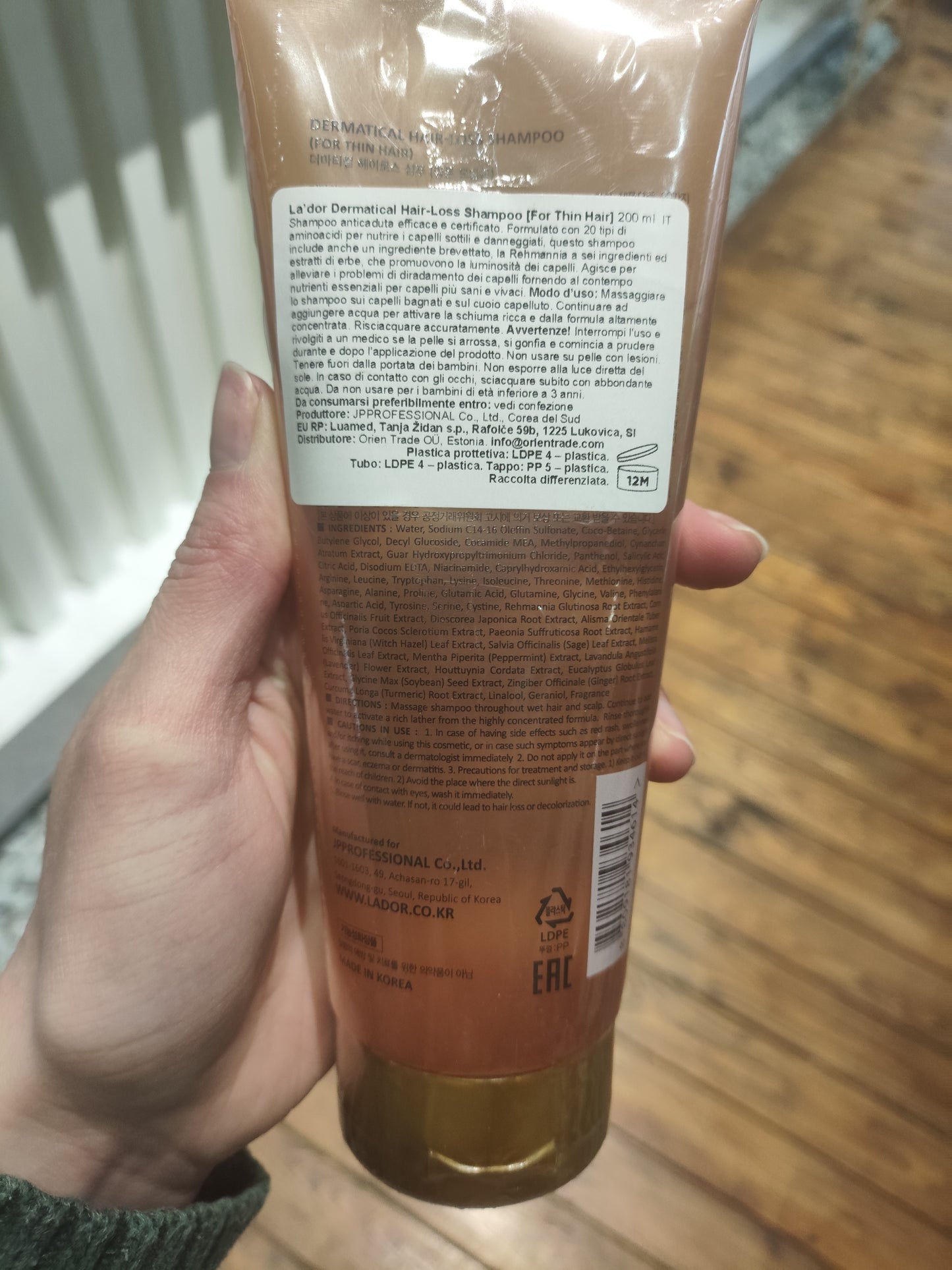 Lador - Shampoo per caduta capelli (capelli fini) 200ml