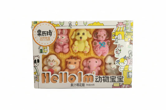 Hello - Marshmallow vari gusti a forma di animali 100g