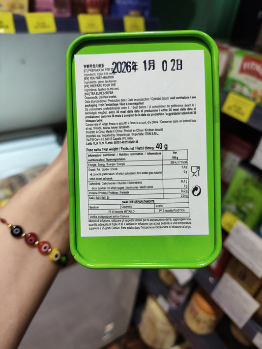 Tè Verde Longjing latta 40g